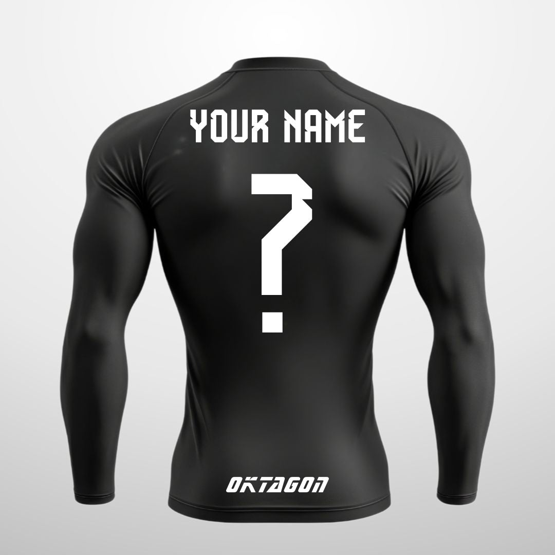 CUSTOM RASHGUARD WITH YOUR LOGO - LONG SLEEVE